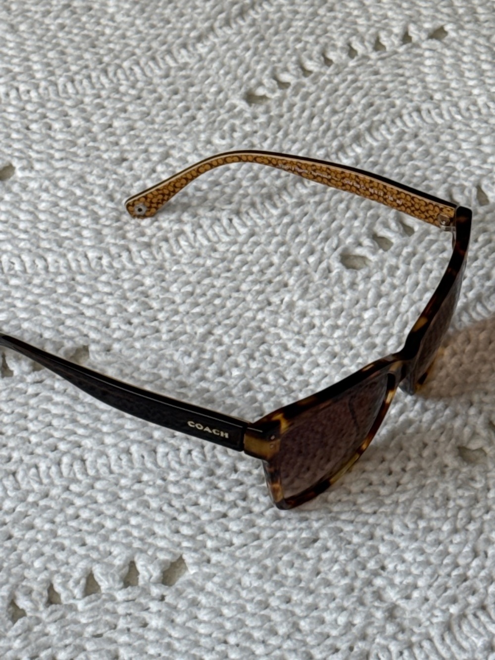 Coach tortoise sunglasses